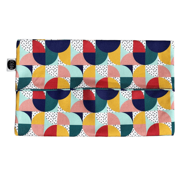 Pochette mouchoirs - BAUHAUS ( bleu - vert - rouge - jaune)
