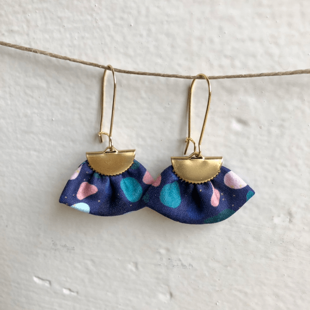 Boucles d'oreilles - DORMEUSES JELLY BEANS - bleu