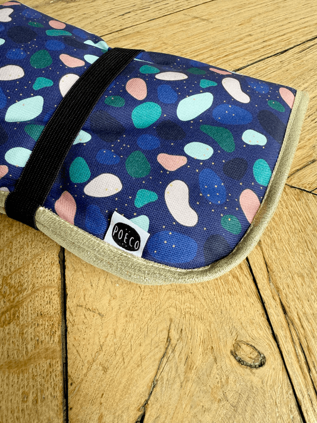Tapis à langer pliable avec tissu imperméable - JELLY BEANS BLEU