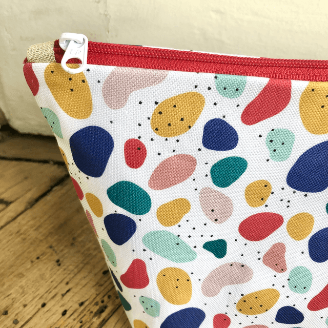 Trousse de toilette - tissu intérieur imperméable -  JELLY BEANS