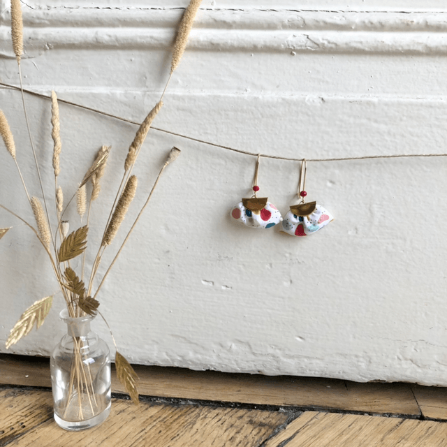 Boucles d'oreilles - DORMEUSES JELLY BEANS - blanc