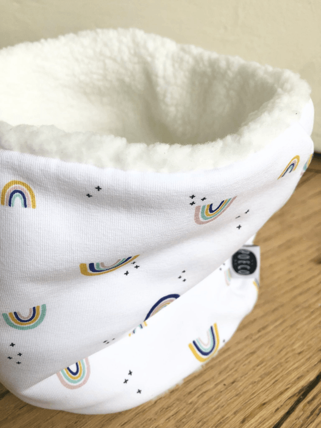 Tour de cou / Snood pour bébé et enfant - ARC EN CIEL