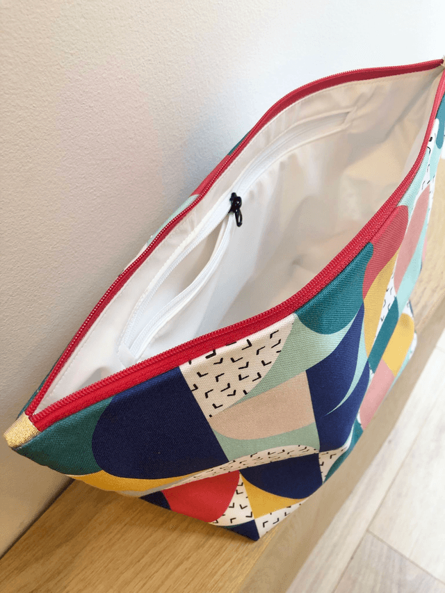 Trousse de toilette - tissu intérieur imperméable - BAUHAUS