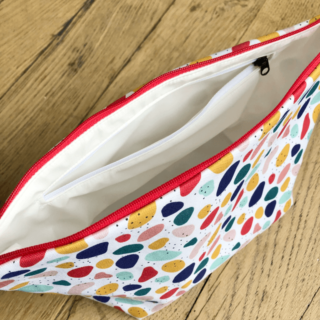 Trousse de toilette - tissu intérieur imperméable -  JELLY BEANS
