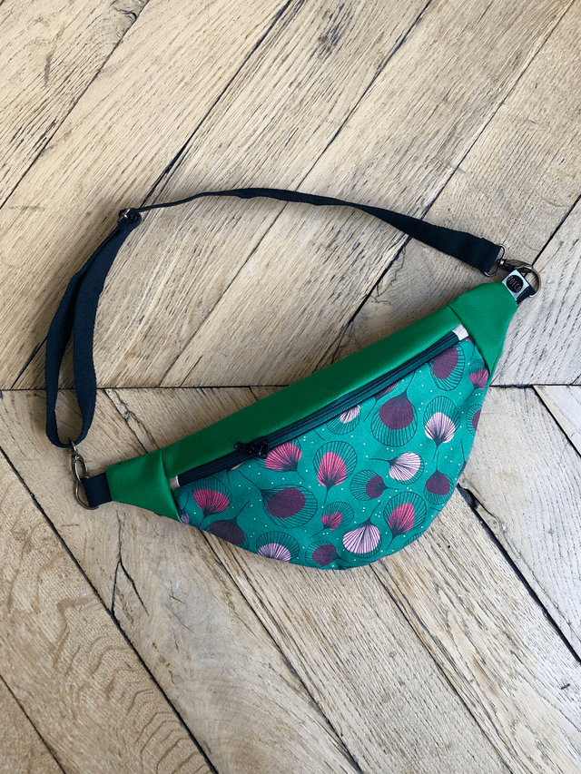 Sac Banane simili cuir - PLUMES - vert