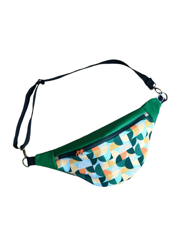 Sac Banane simili cuir - BAUHAUS -  vert